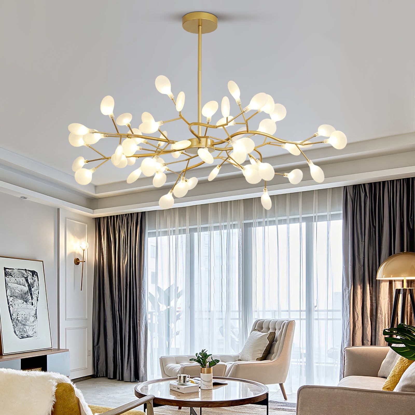 Chandelier Light | 30 to 63 Heads