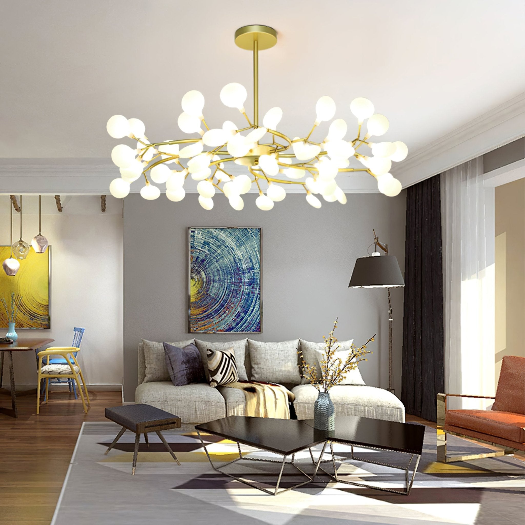 Chandelier Light | 30 to 63 Heads