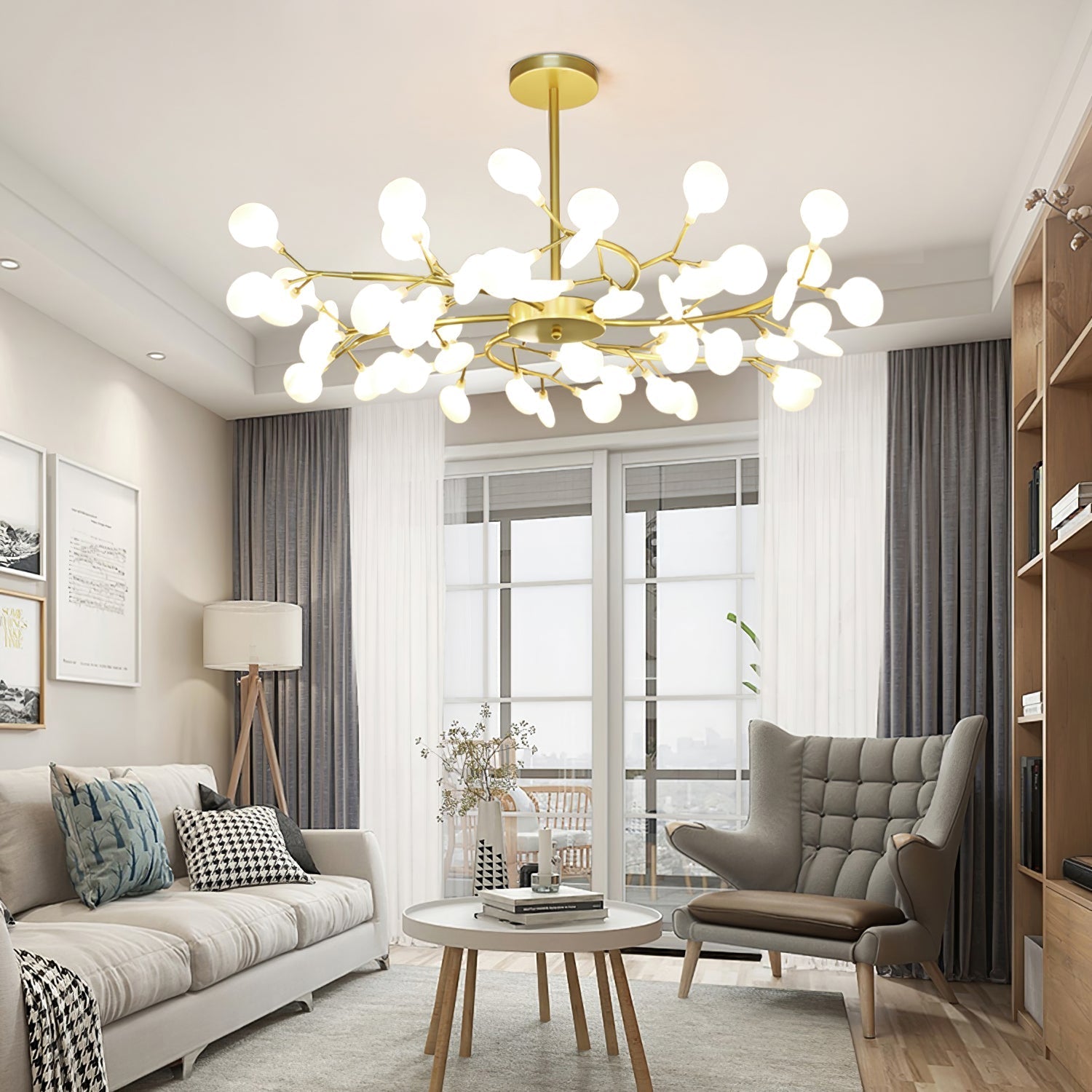 Chandelier Light | 30 to 63 Heads