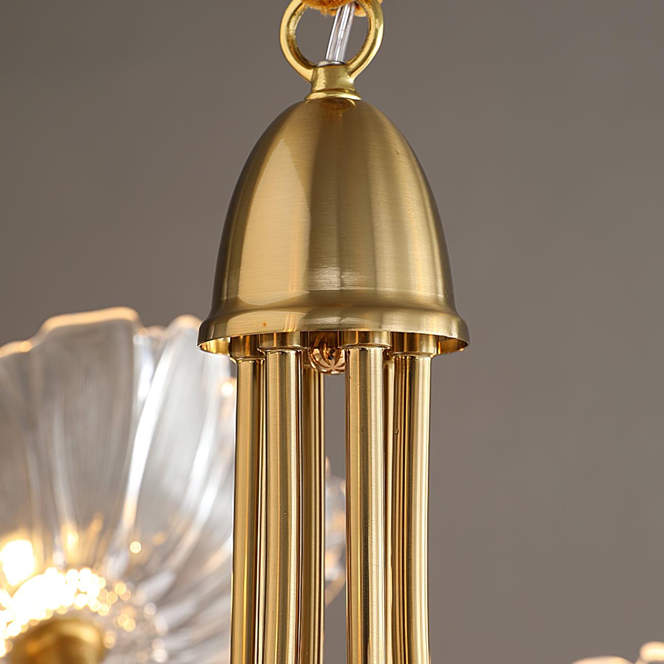 Chandelier Light Fixture | Ceiling Lamp with 3 or 6 Heads