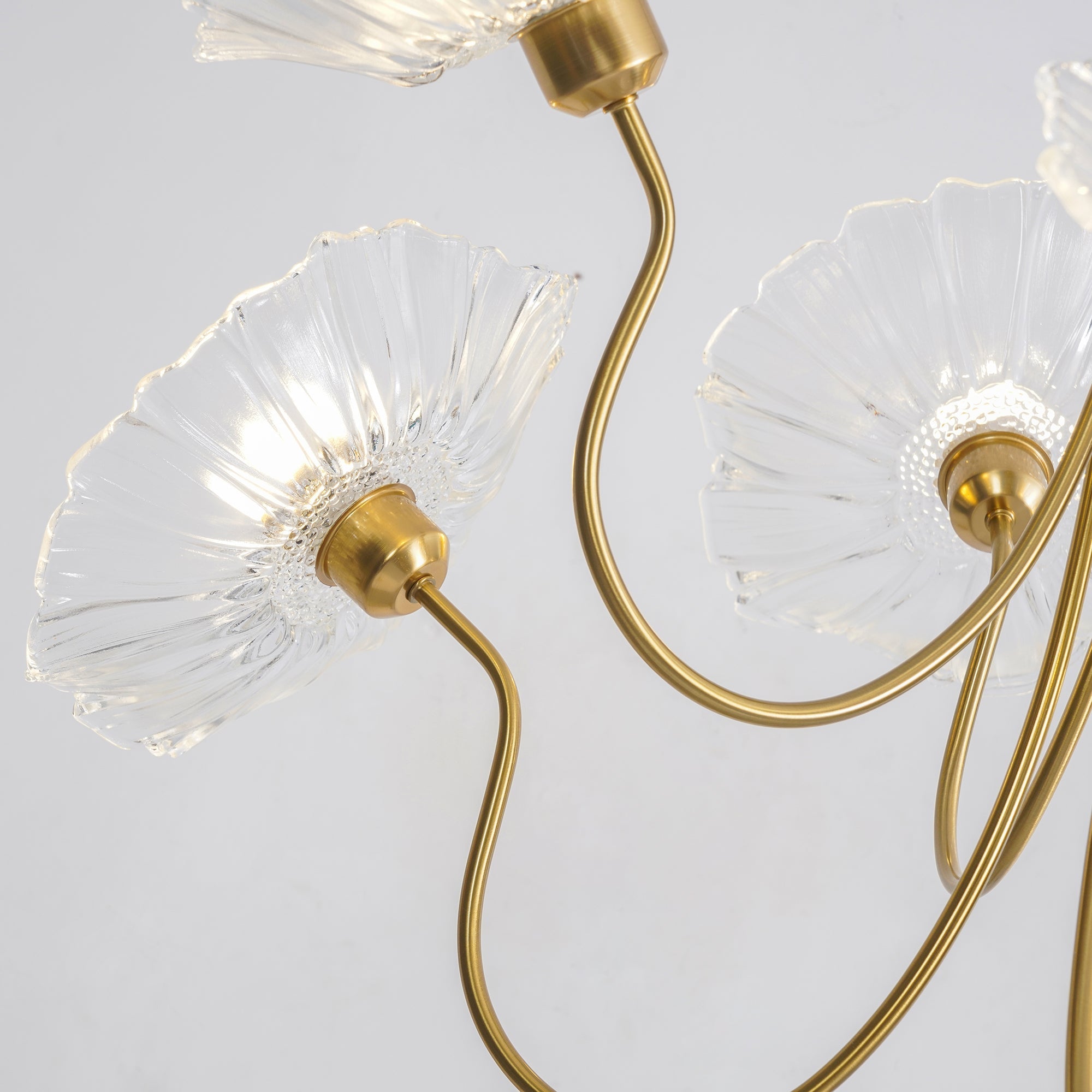 Chandelier Light Fixture | Ceiling Lamp with 3 or 6 Heads