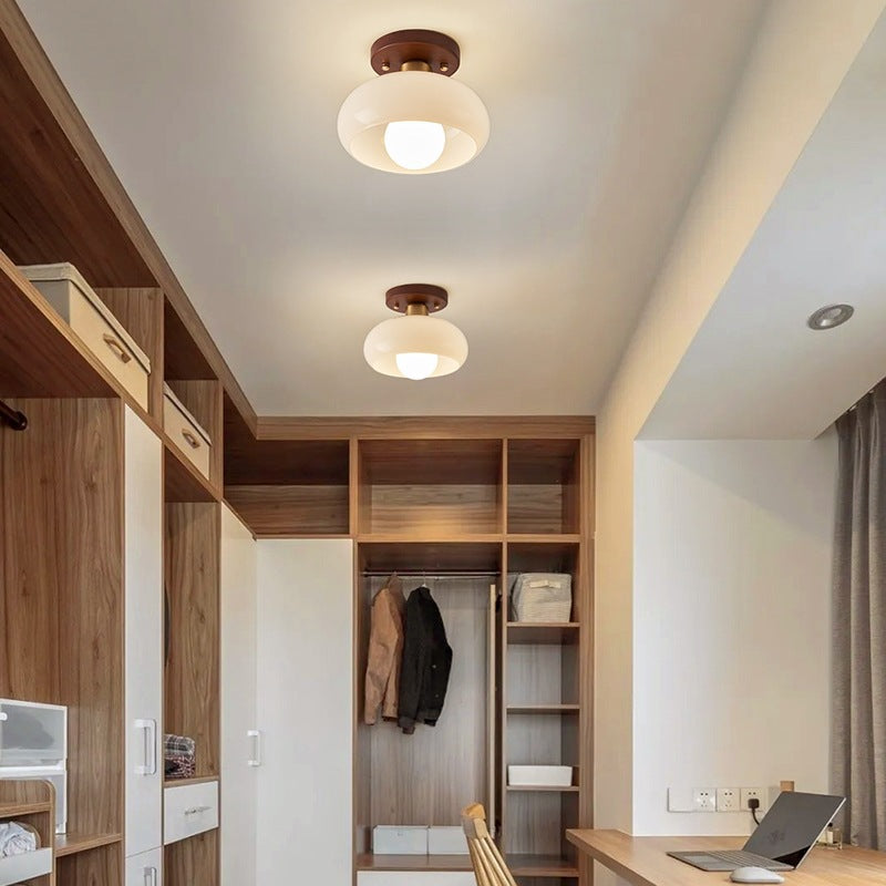 French Bauhaus Ceiling Lights | Minimalist Round Fixture