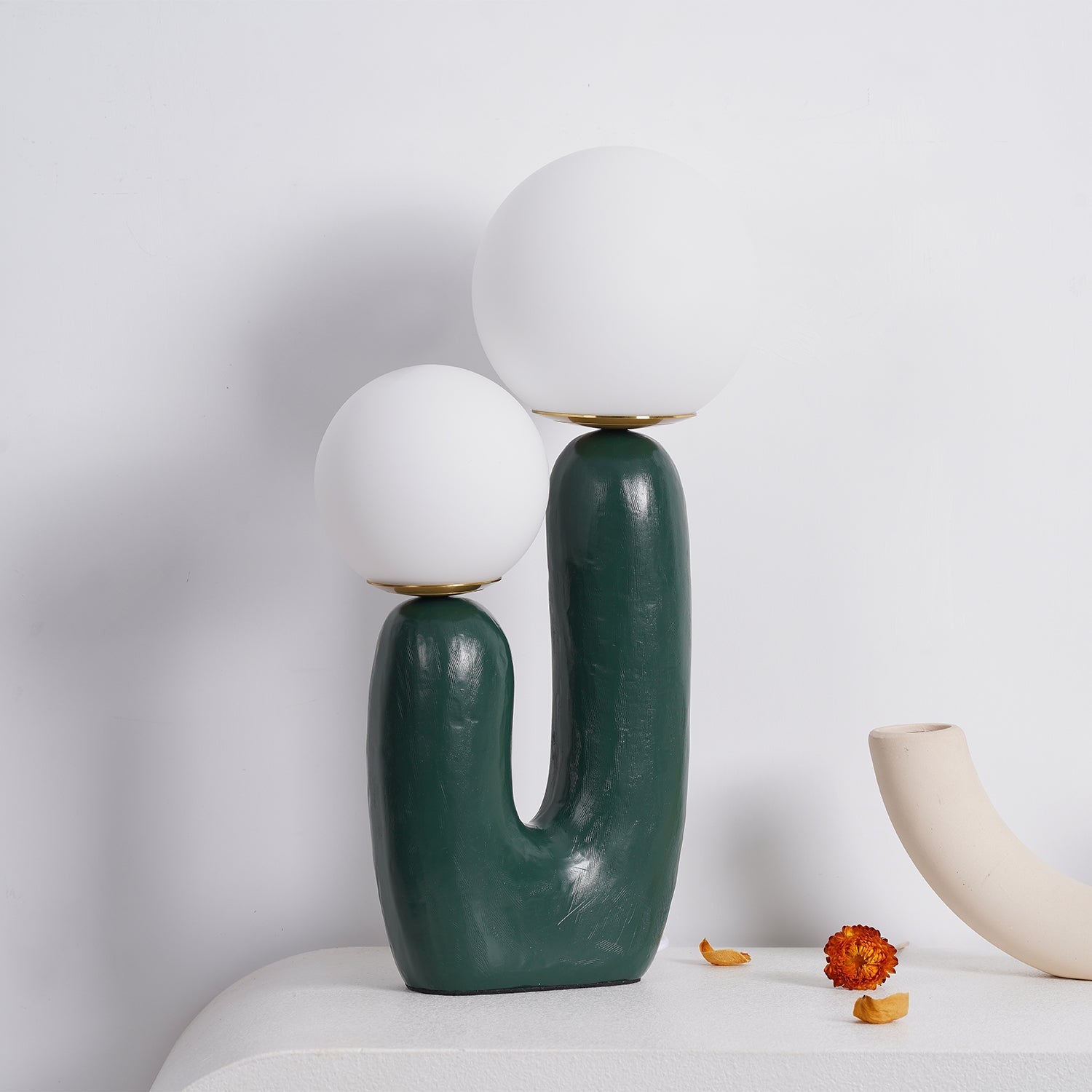 Table Lamp | Double Globe Table Light