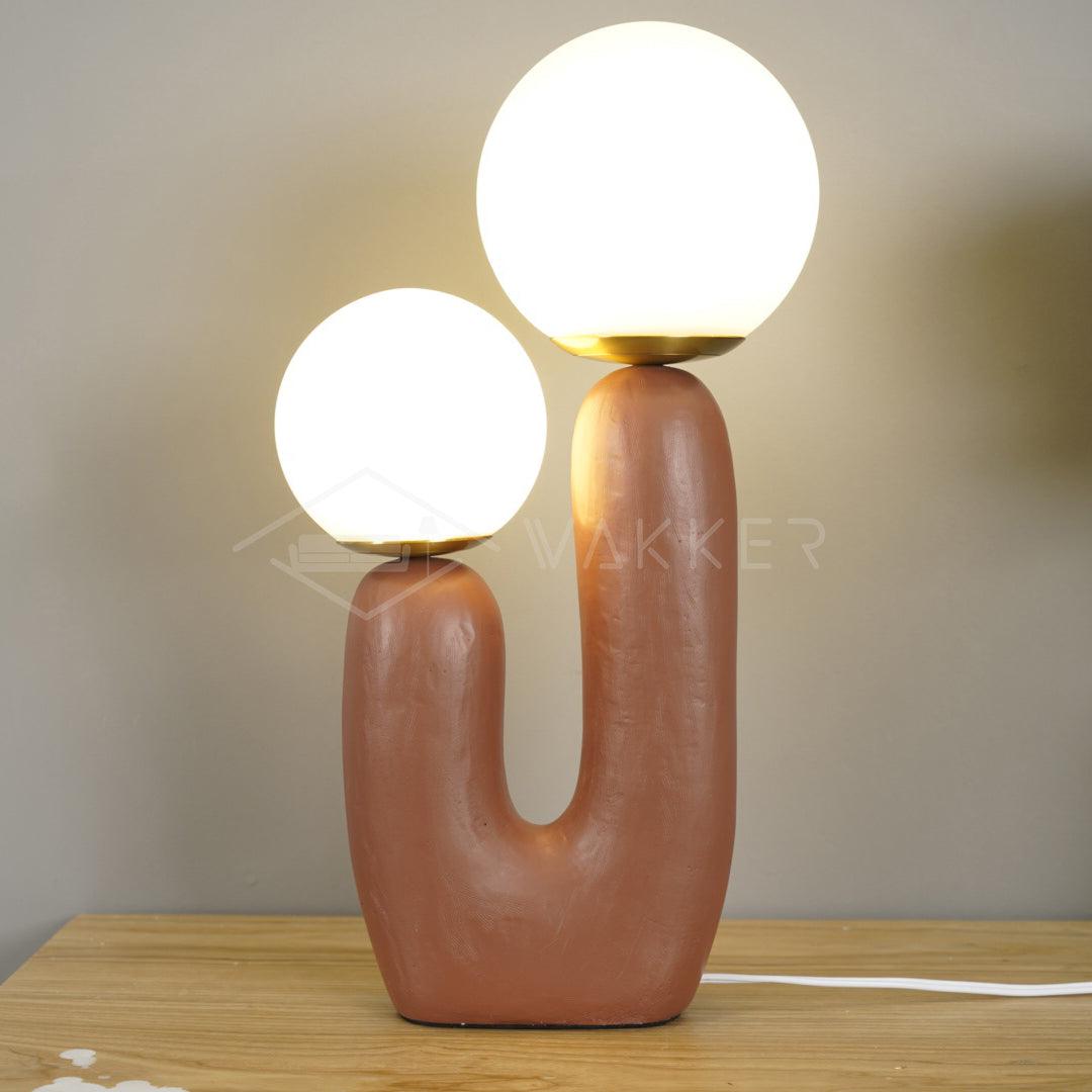 Table Lamp | Double Globe Table Light