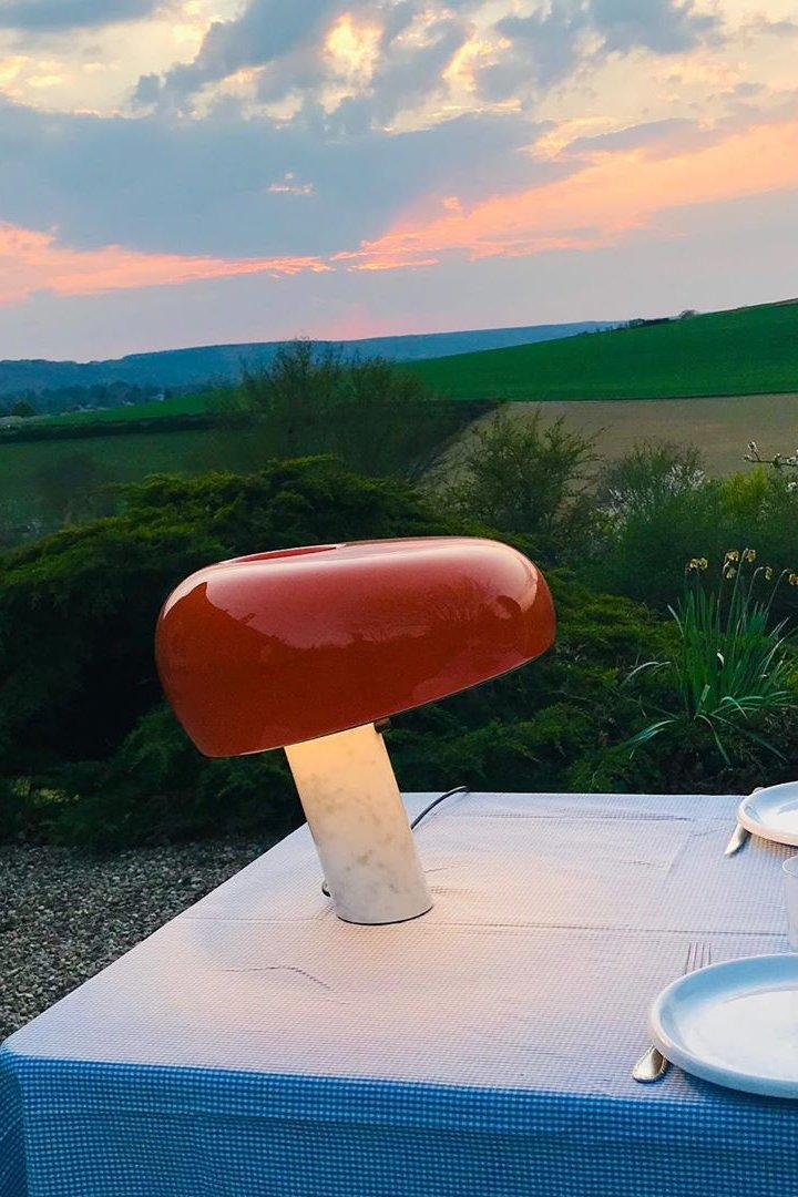 Table Lamp | Marble Base Table Light