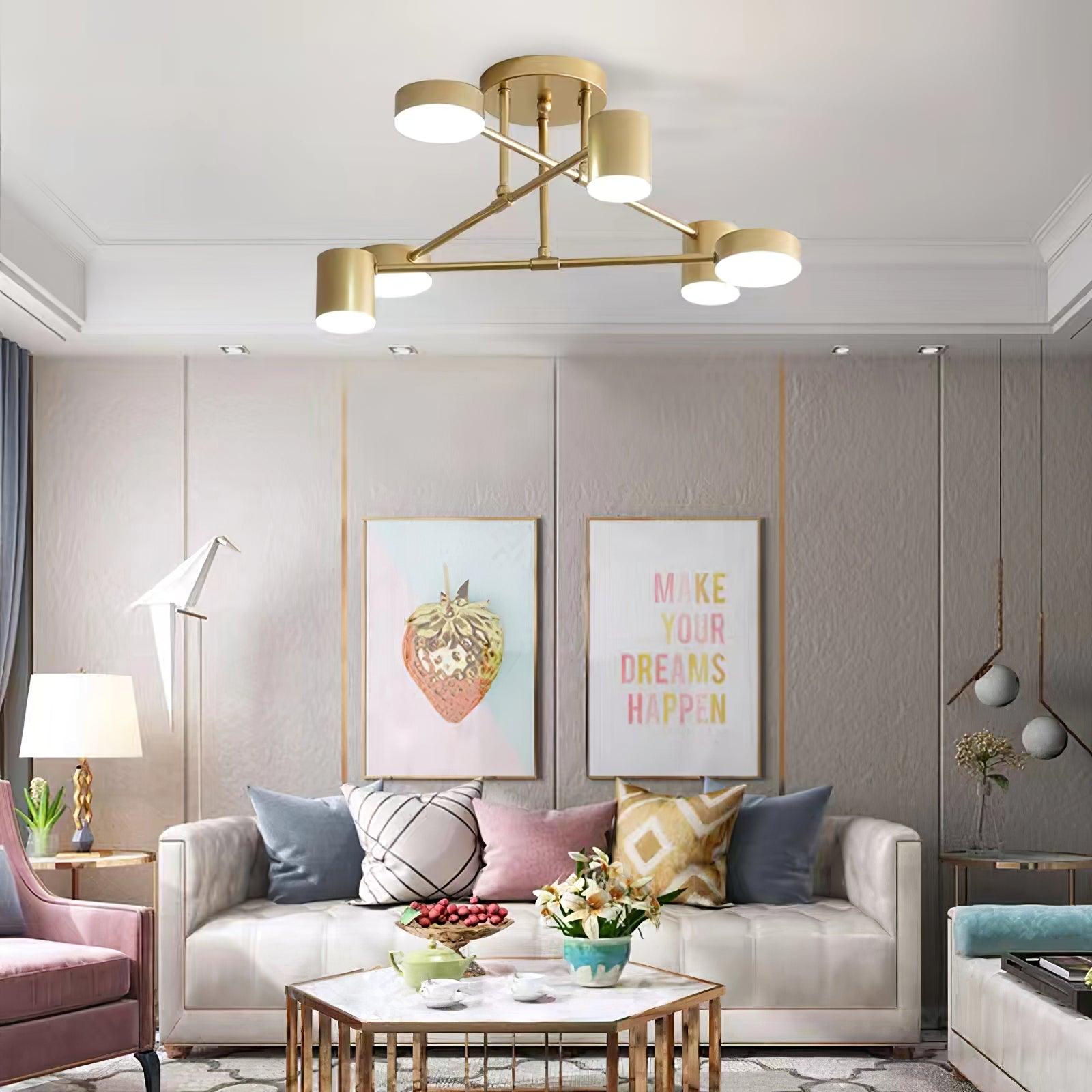 Ceiling Light | Modern Multi-Arm Lamp