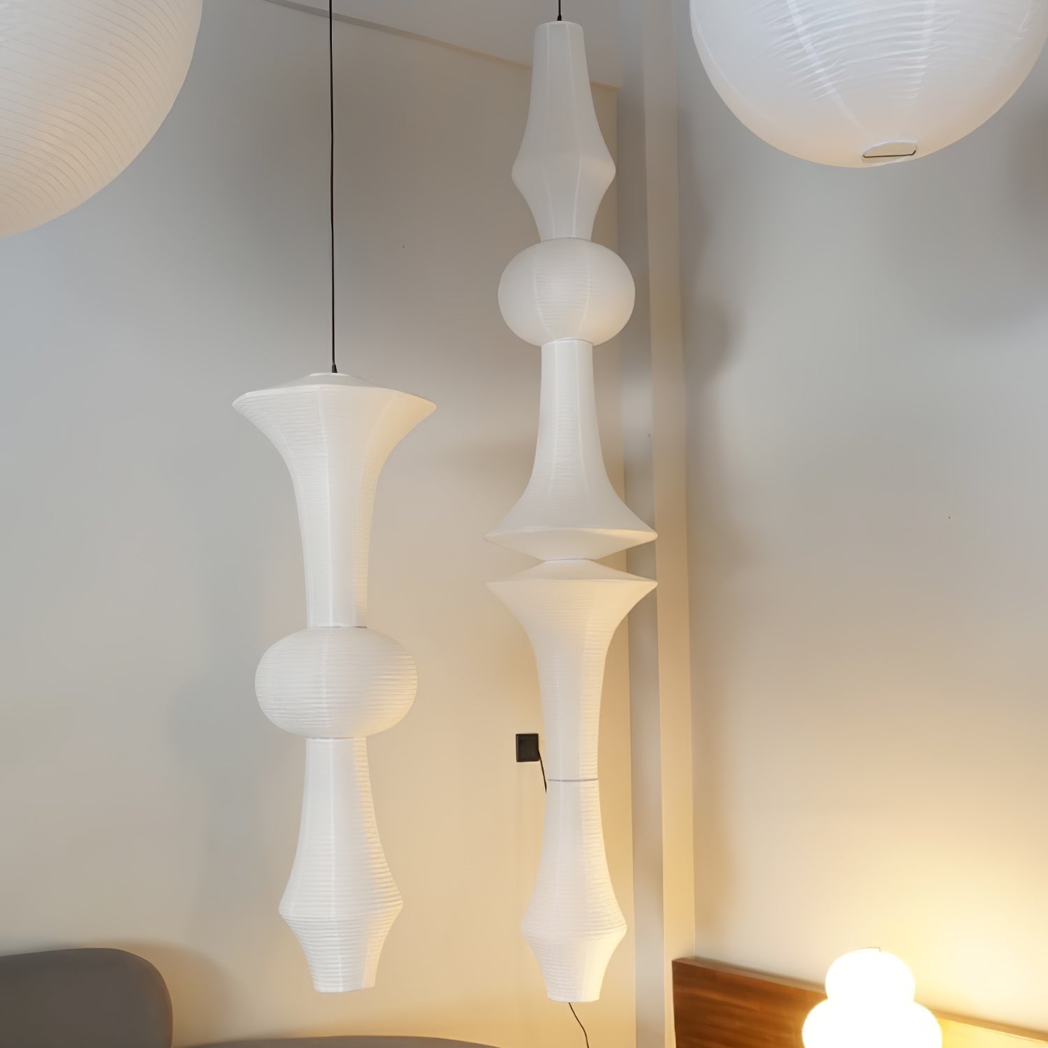 Pendant Light Sculptural Form | Ceiling Mounted Fixture