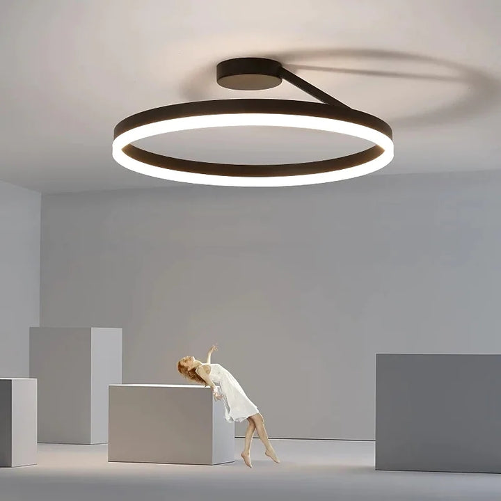 Ceiling Light | LED Ring Offset Circular Design