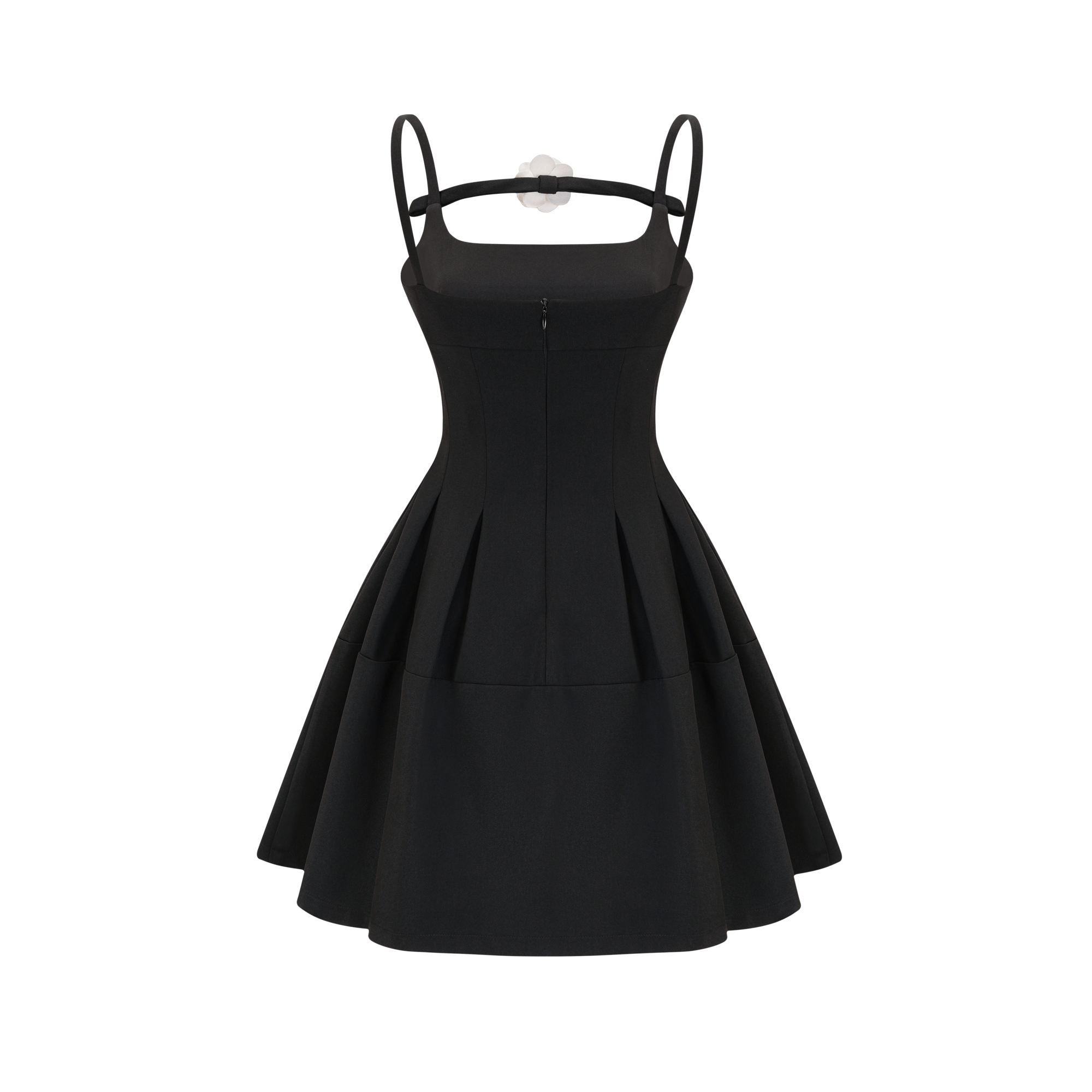 Camellia Pleated Mini Dress