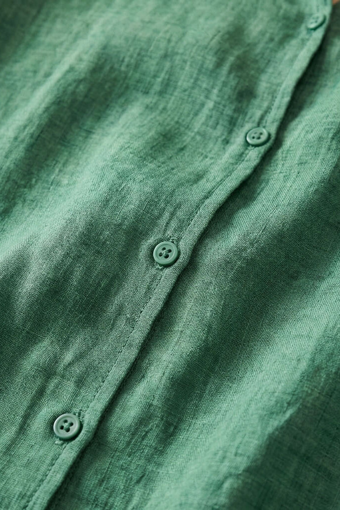Clara Cotton-Linen Blouse