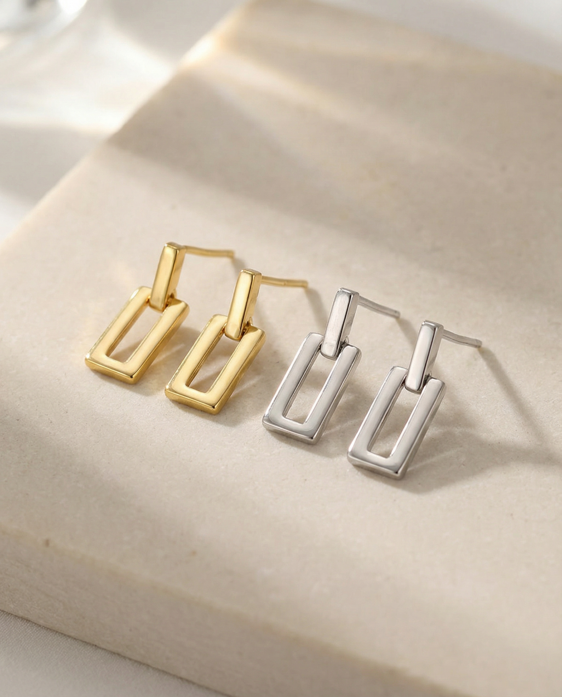 Linea Rectangle Earrings