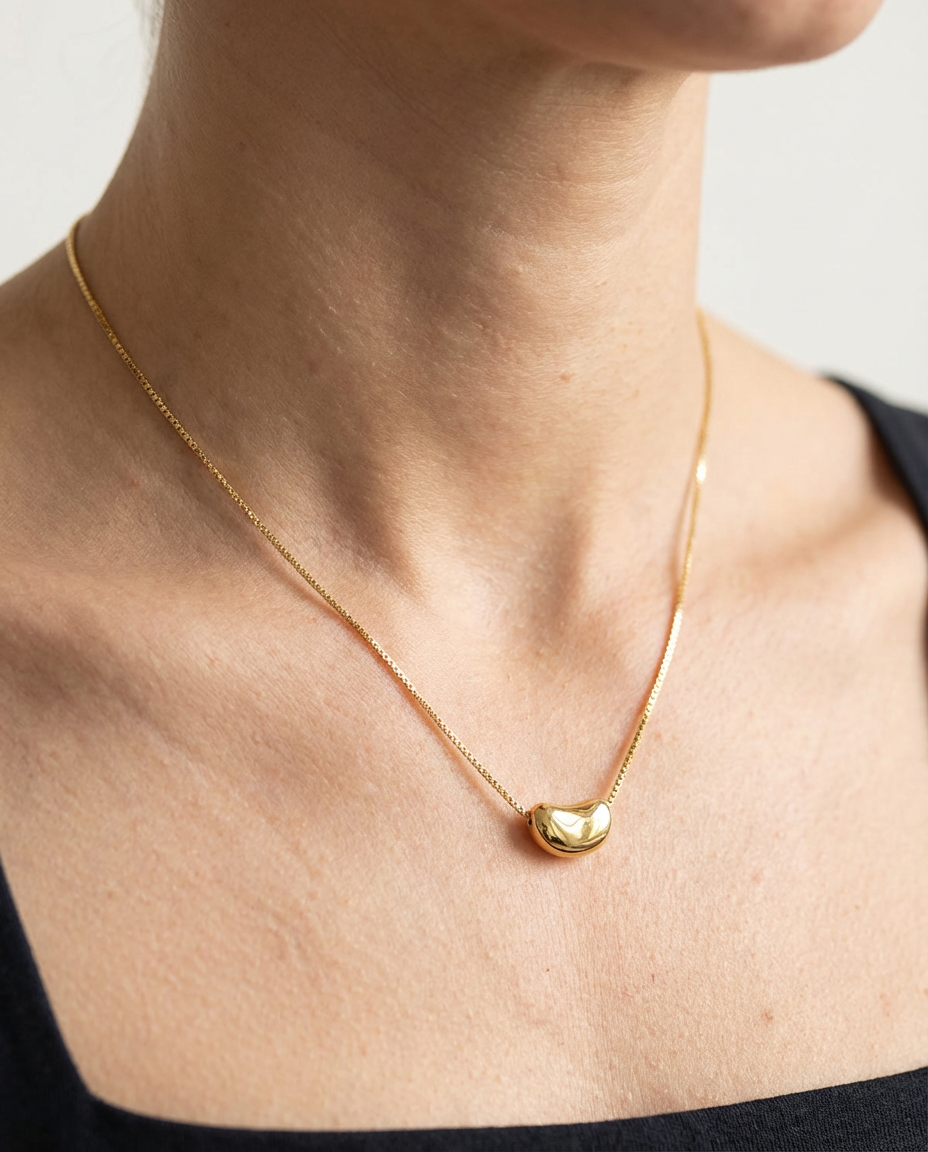 Bean Drop Necklace