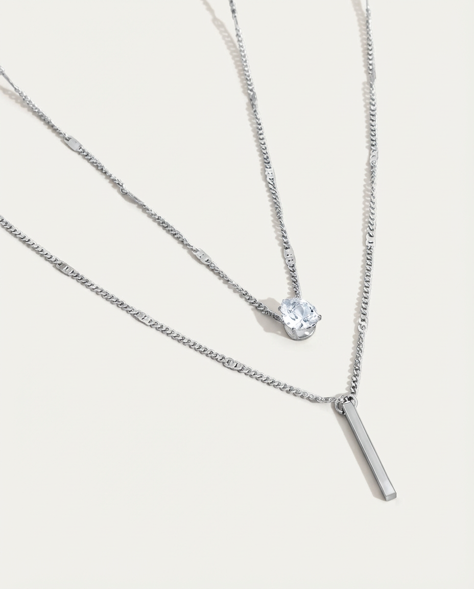 Elegance Duo Necklace Set