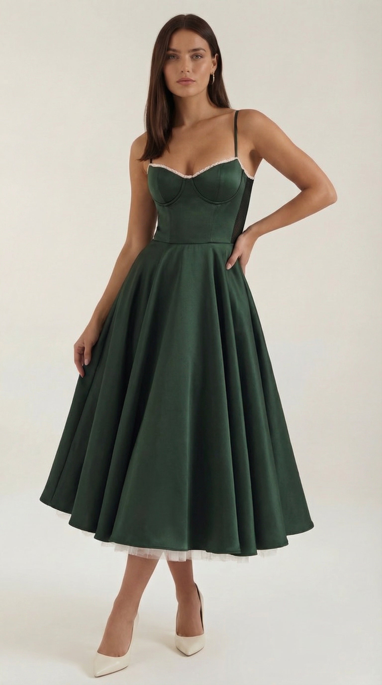 Isolde Tulle Midi Dress