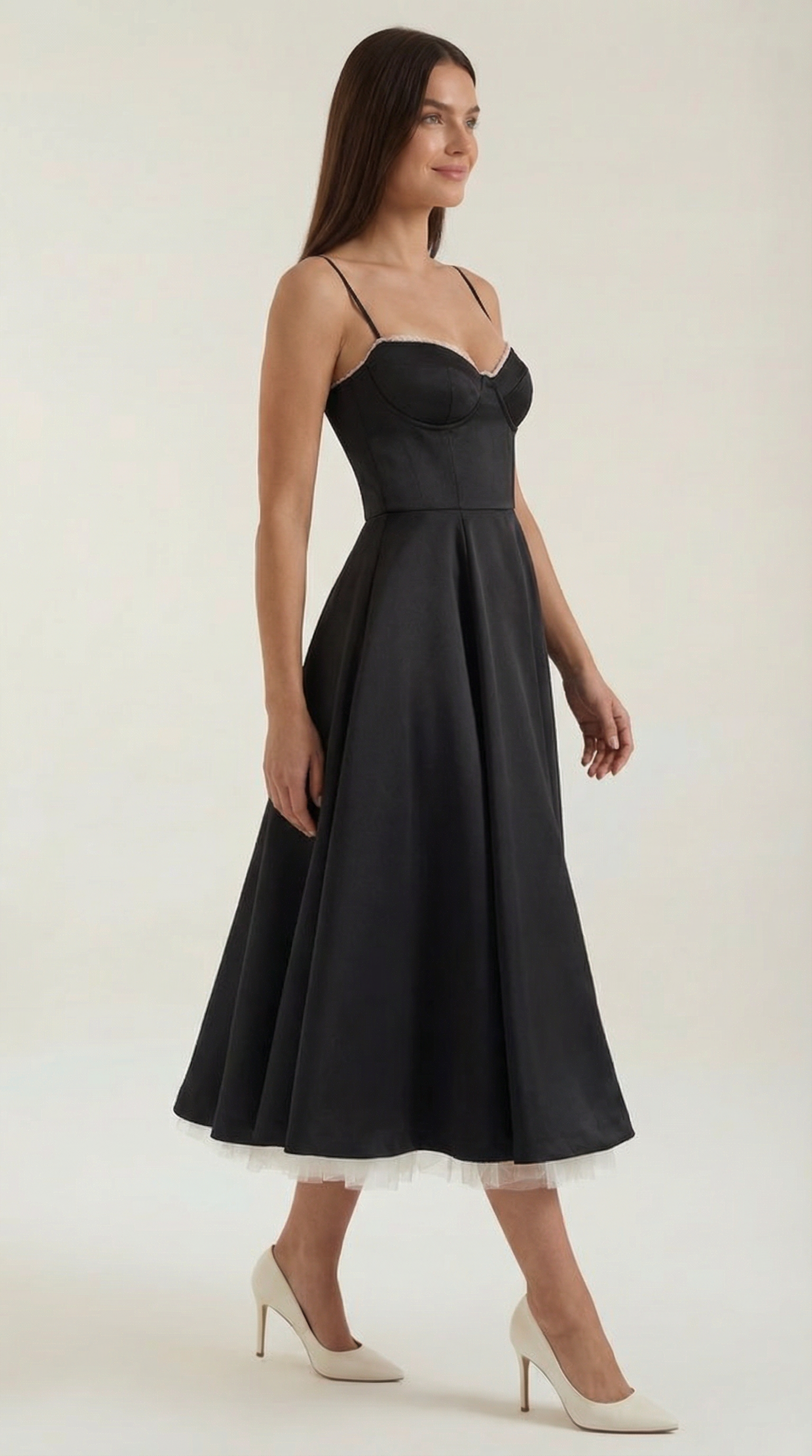 Isolde Tulle Midi Dress