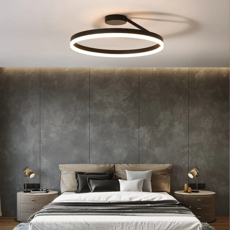 Ceiling Light | LED Ring Offset Circular Design