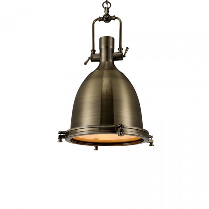 Metal industrial pendant lamp