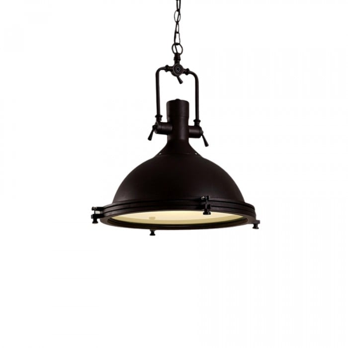 Metal industrial pendant lamp
