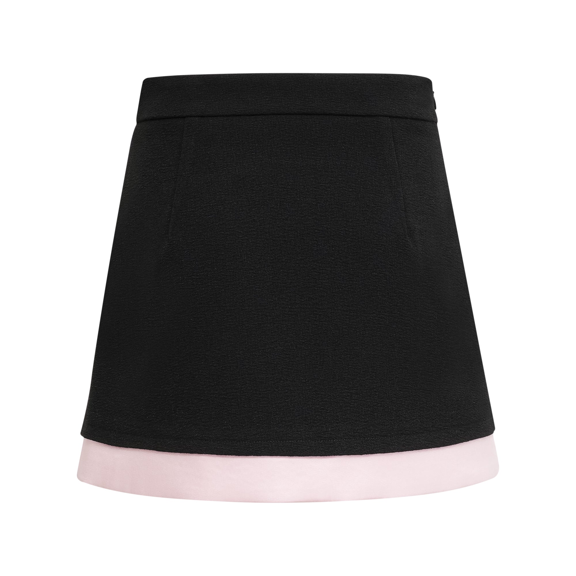 Uaine Black Two-Piece Jacket and Skirt Set