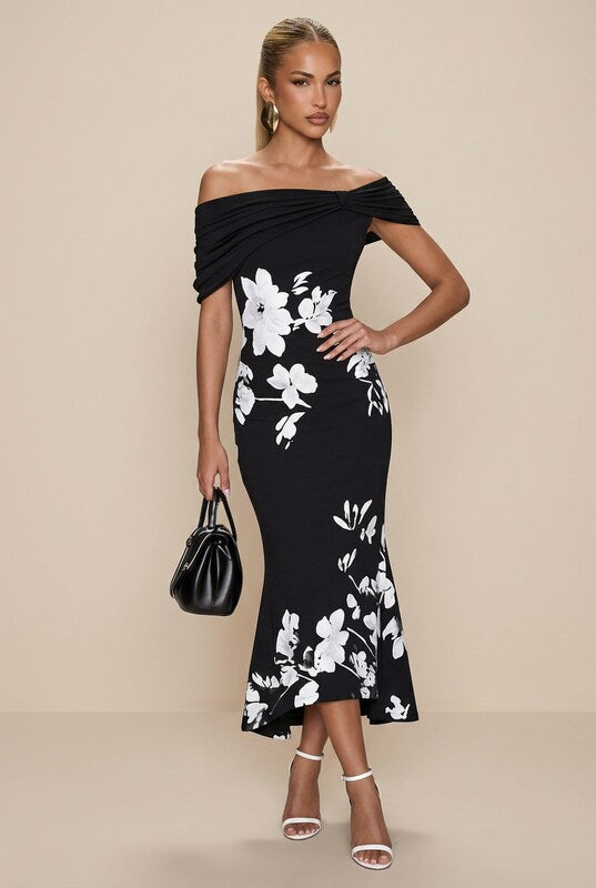 Isabrunel - Elegant Midi Dress