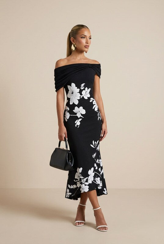 Isabrunel - Elegant Midi Dress