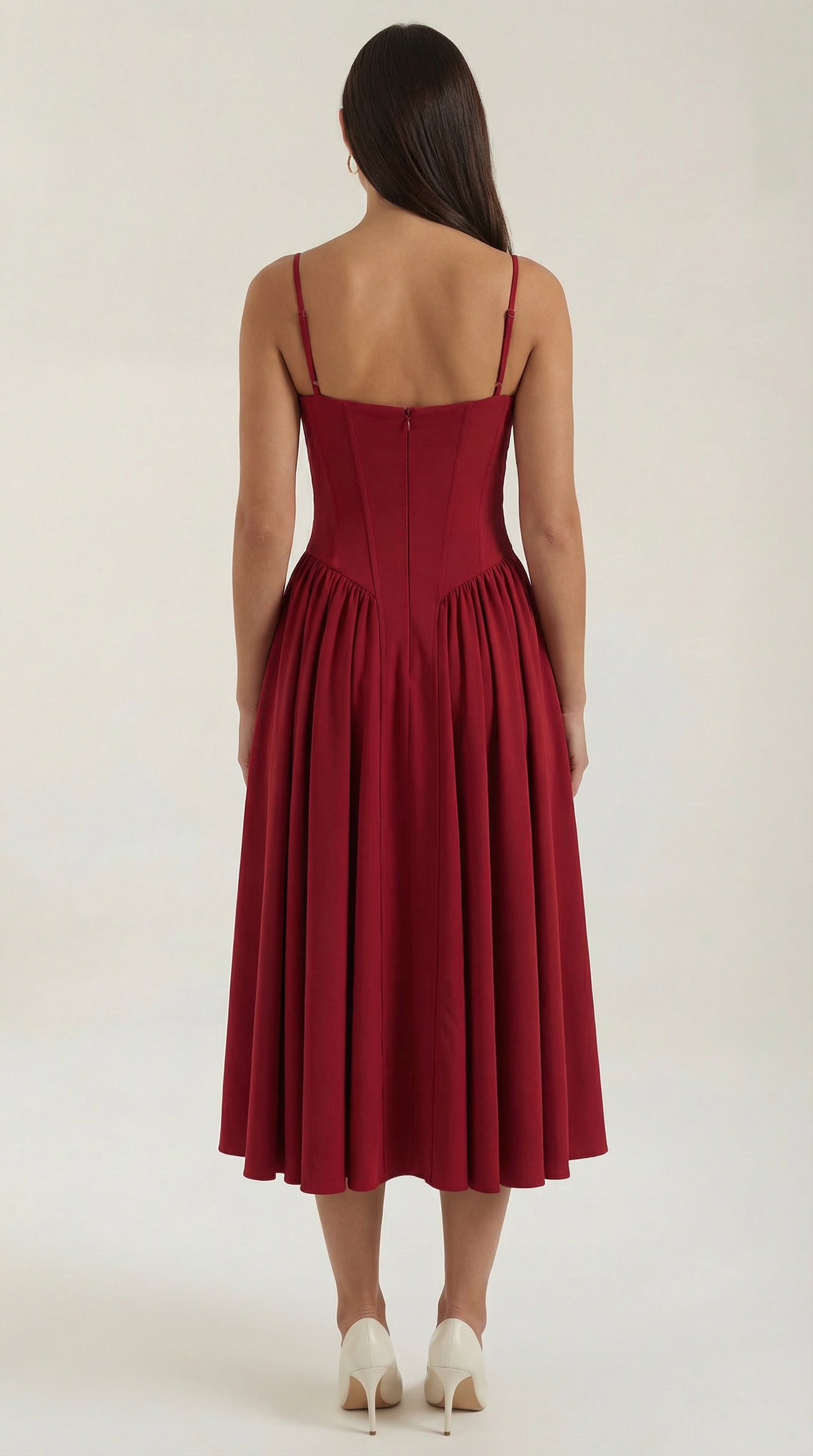 Odette Corset Midi Dress
