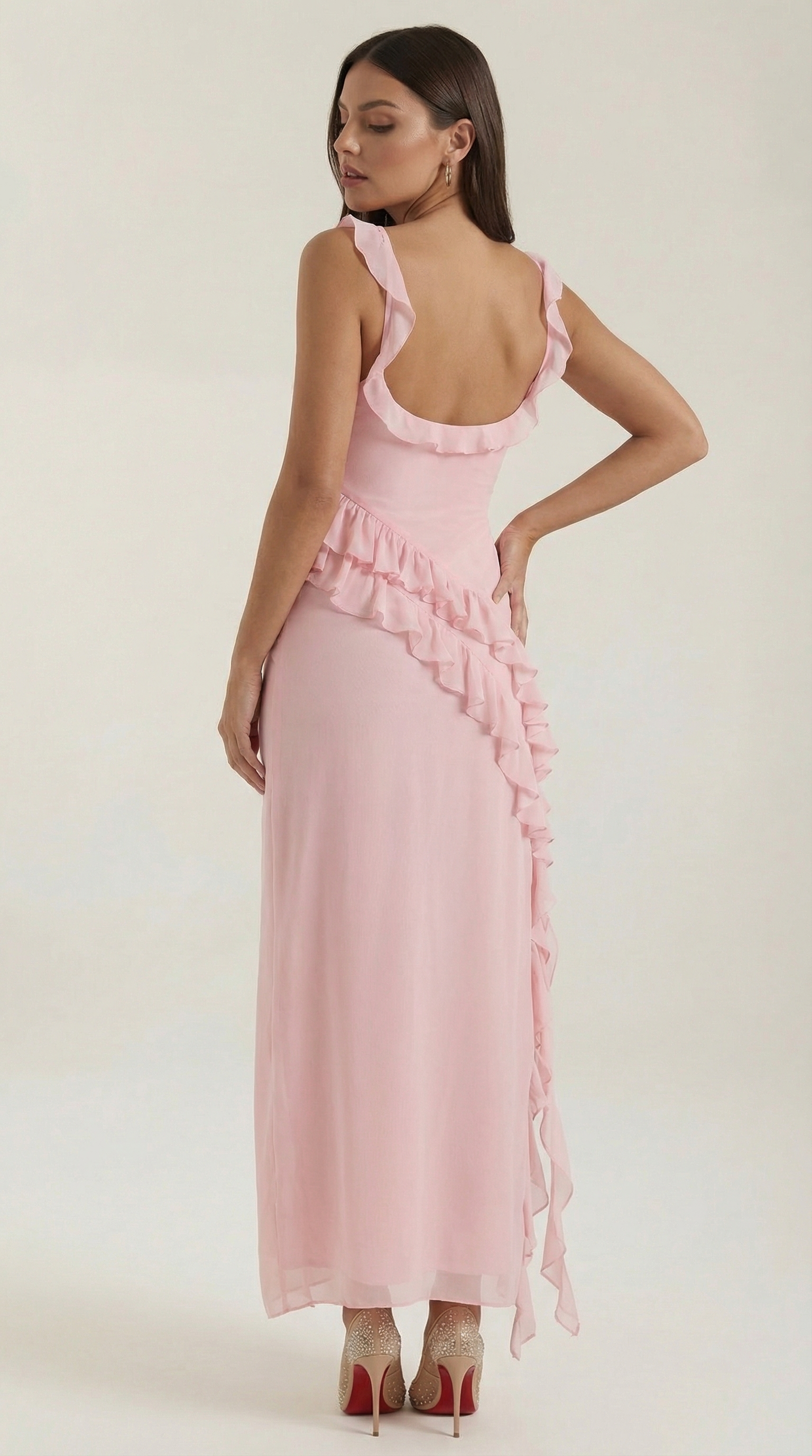 Susan Maxi Dress with Ruffles