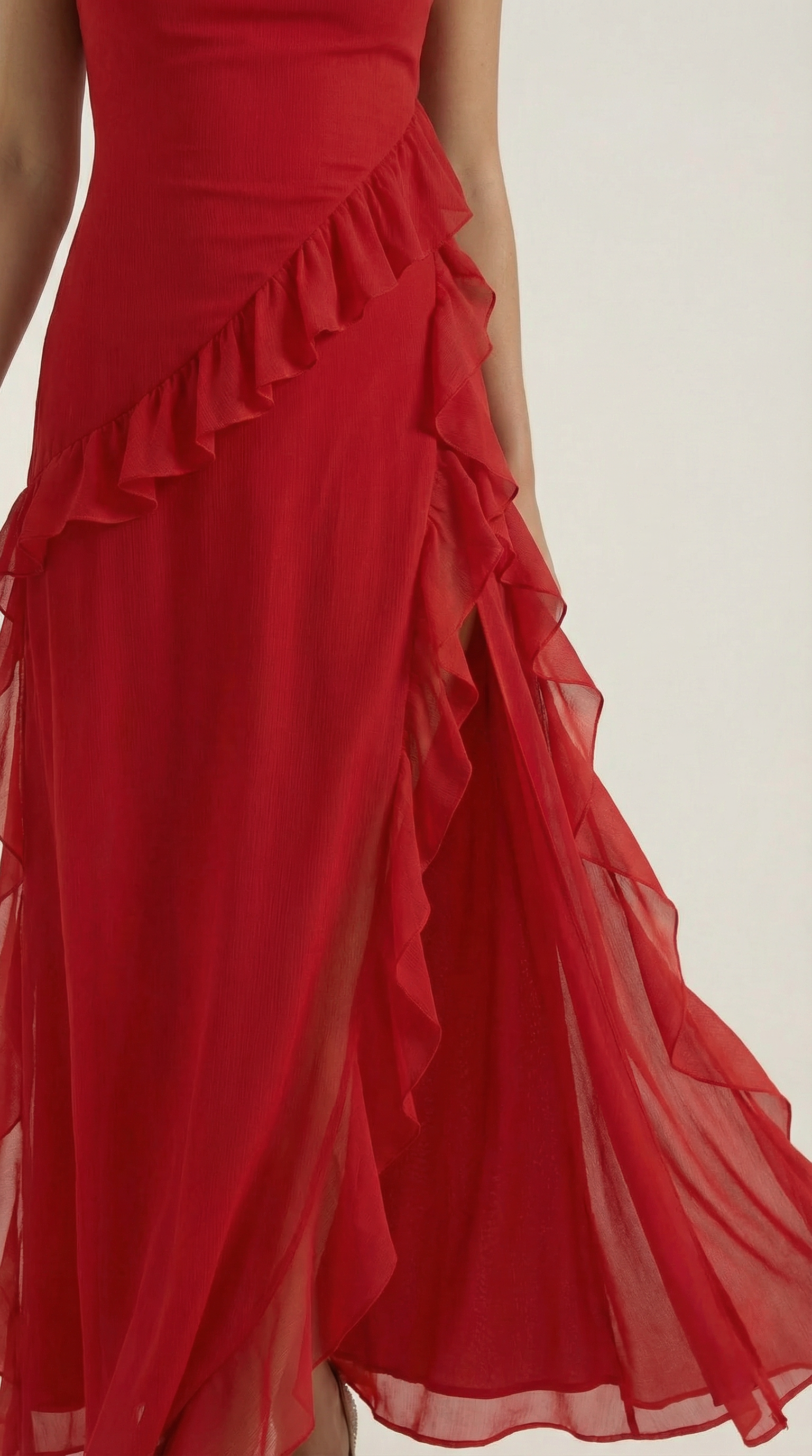 Susan Maxi Dress with Ruffles