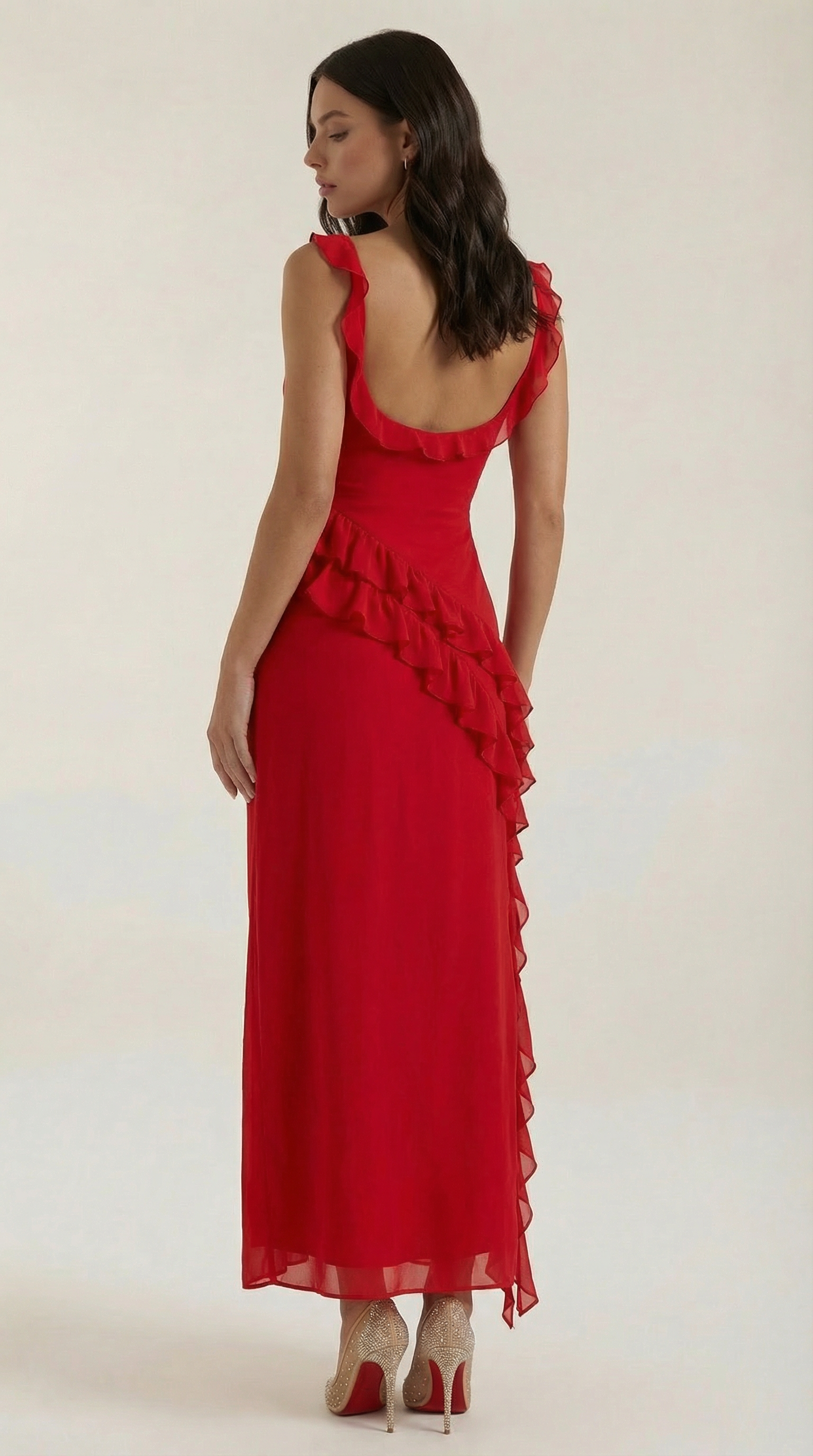 Susan Maxi Dress with Ruffles