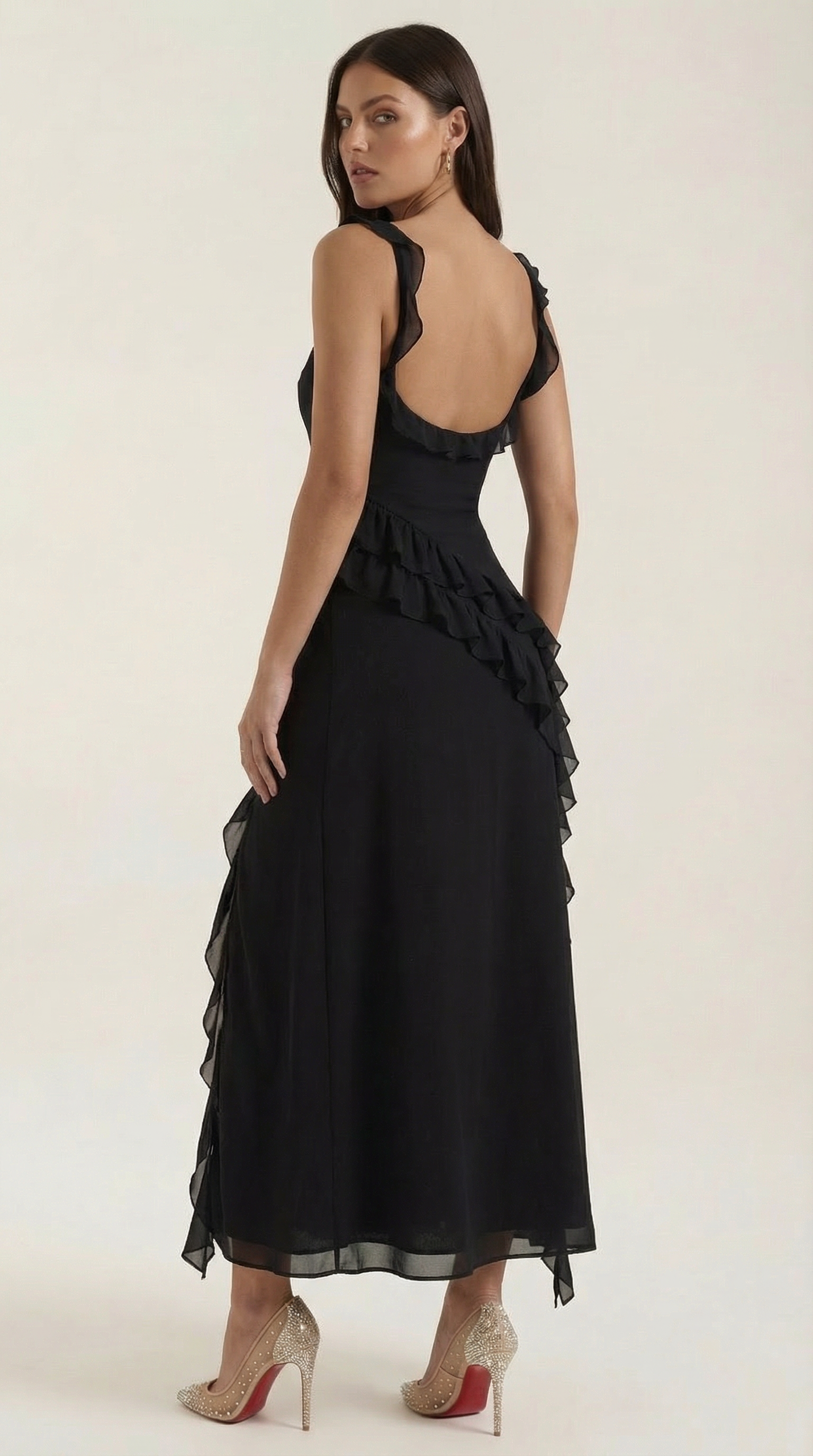 Susan Maxi Dress with Ruffles