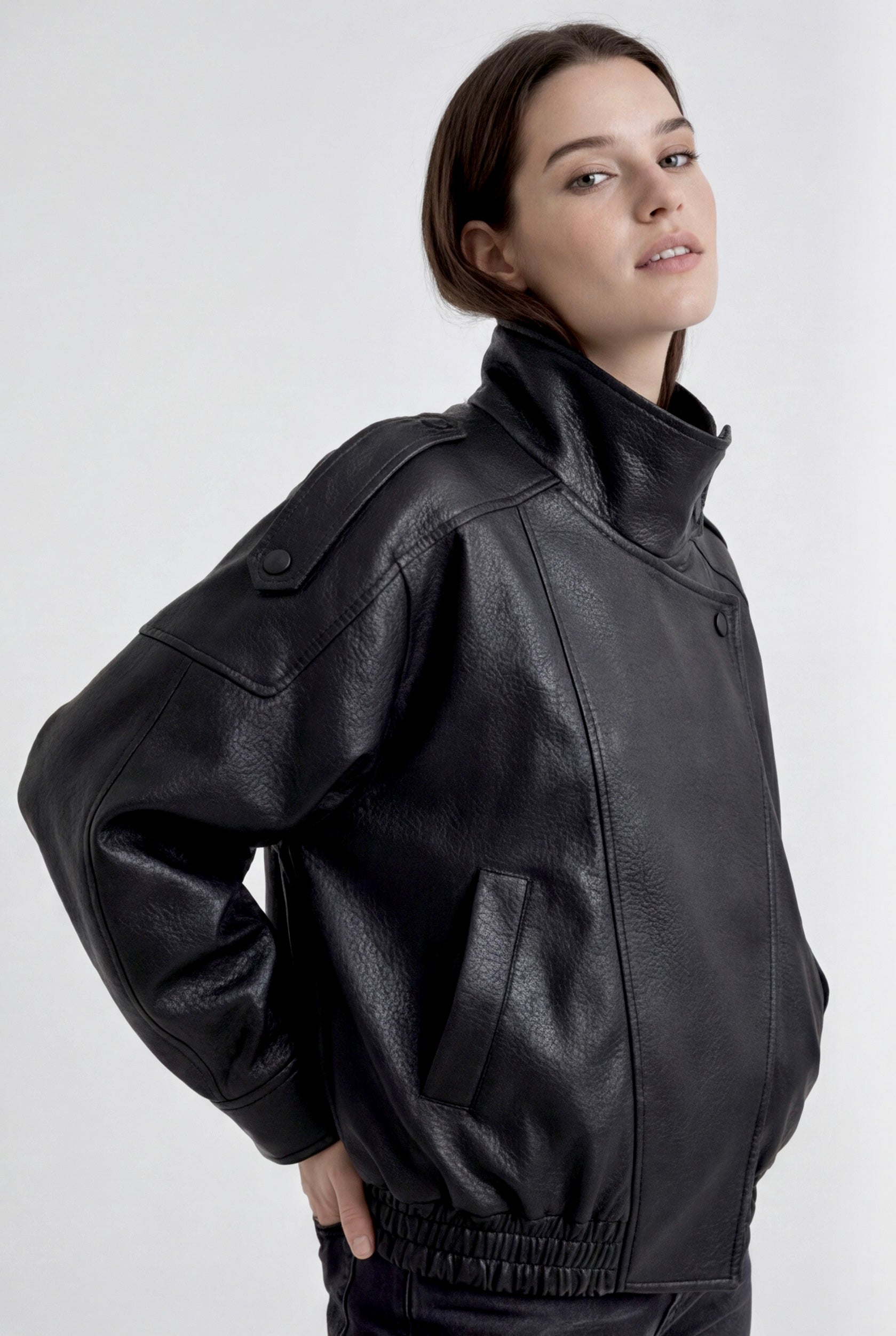Vegan Leather Jacket