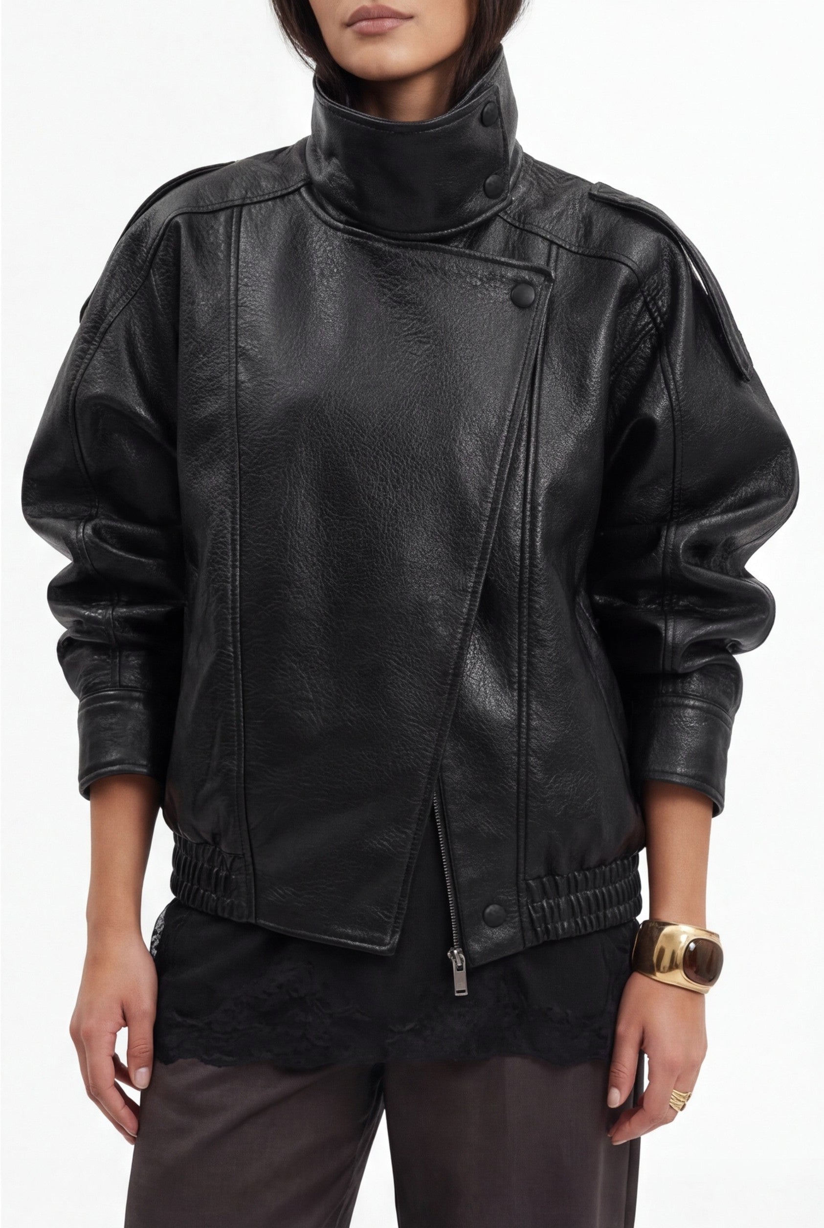 Vegan Leather Jacket