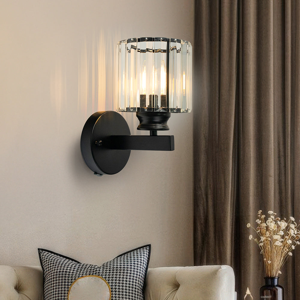 Wall Light | Textured Glass Fixture