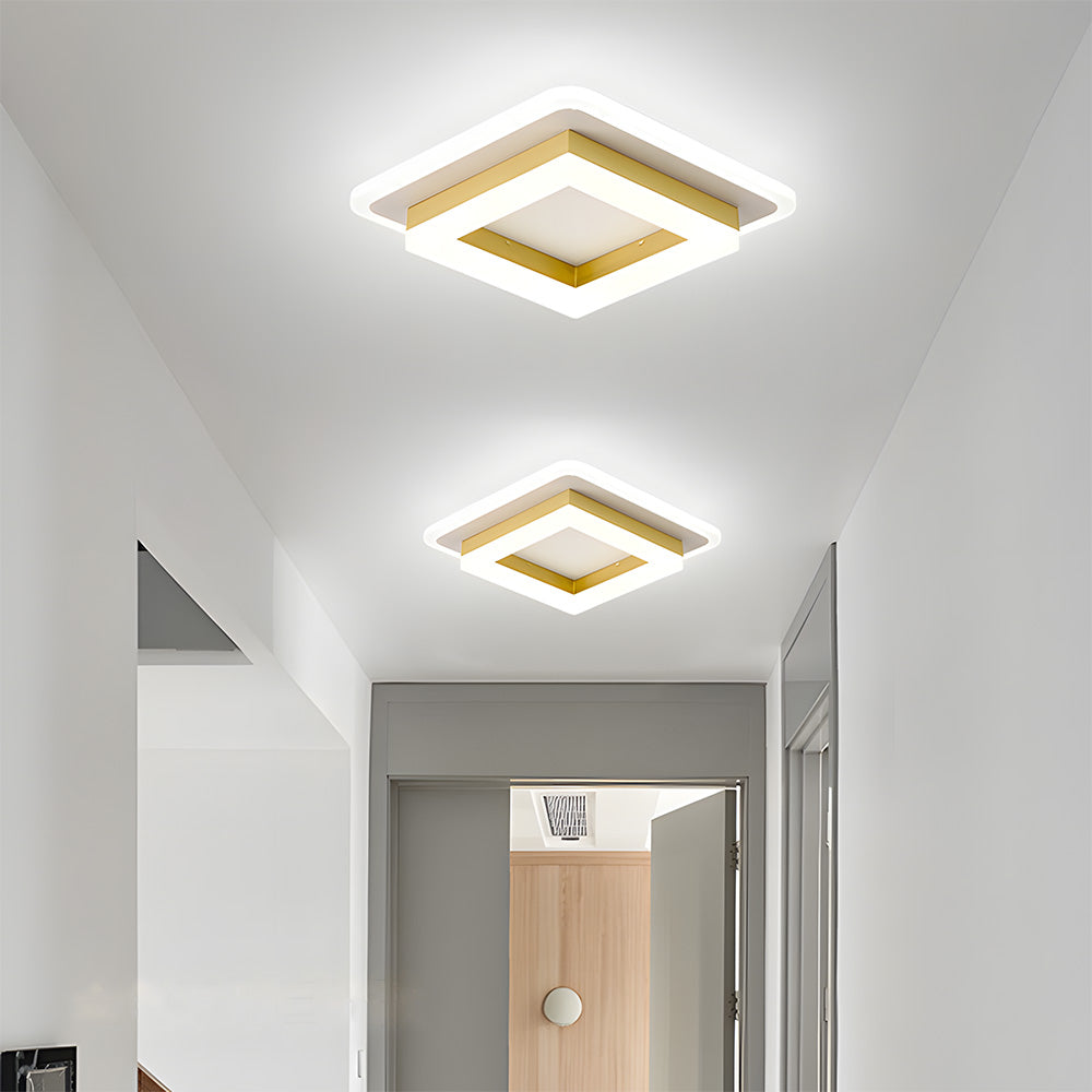 Ceiling Lights | Square Layered LED Fixture