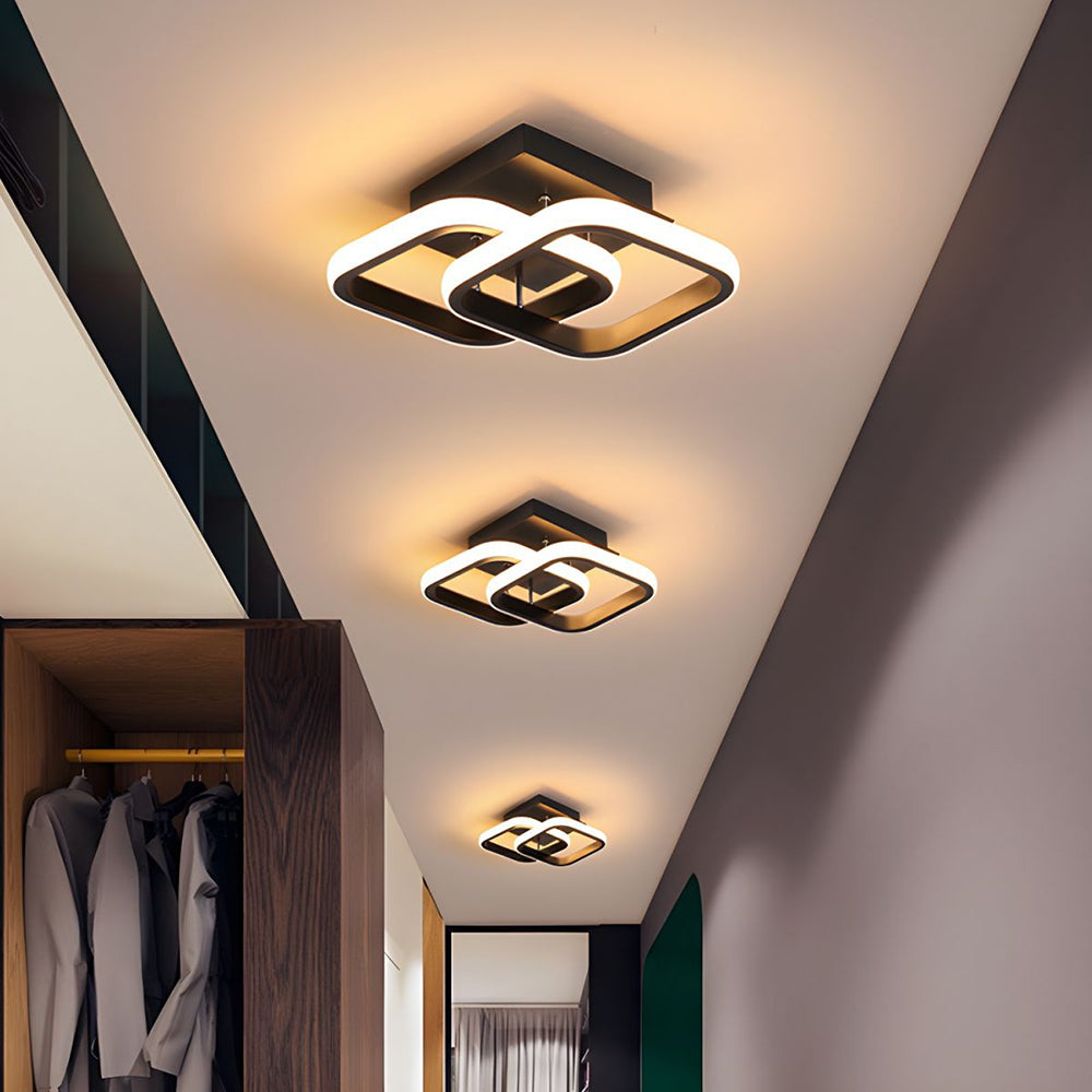 Ceiling Lights | Abstract Swirl LED Fixture