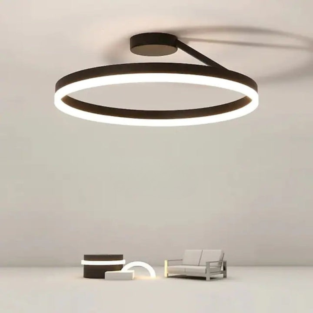 Ceiling Light | LED Ring Offset Circular Design