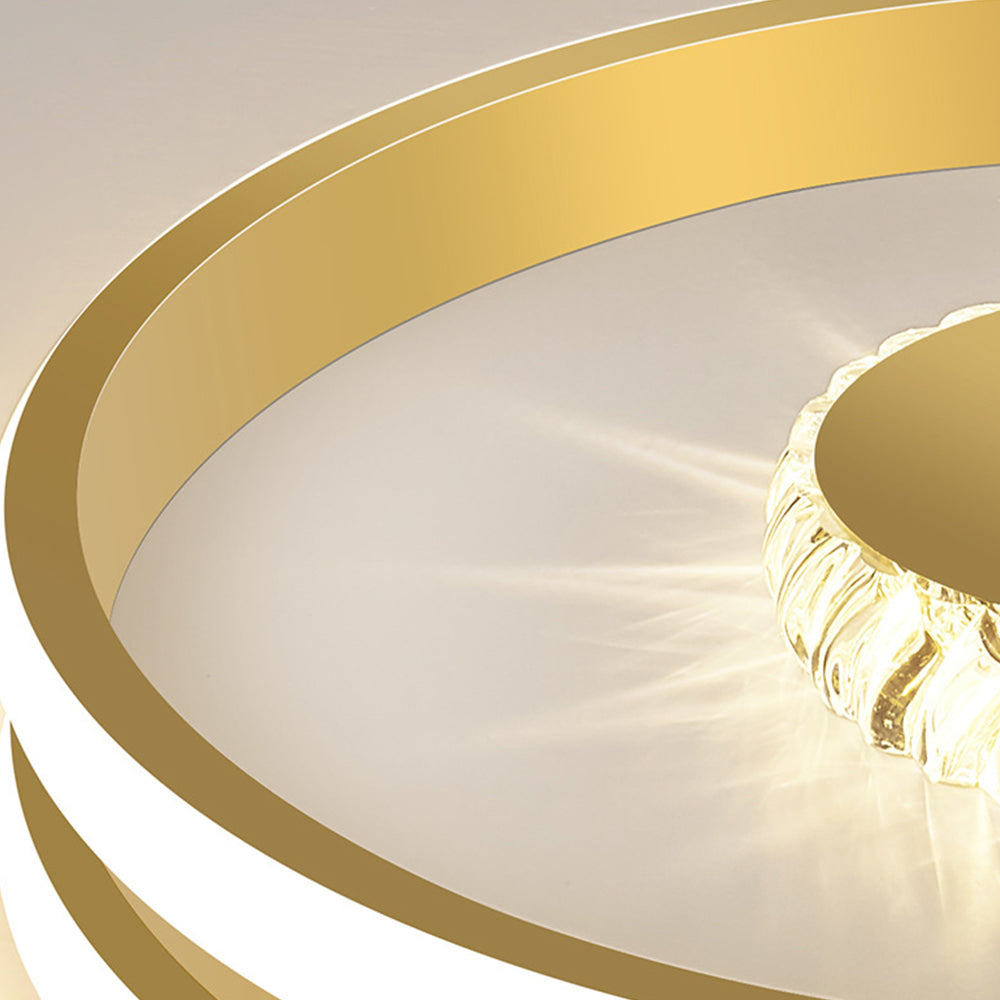 Ceiling Light | Geometric Square Round LED Fixture