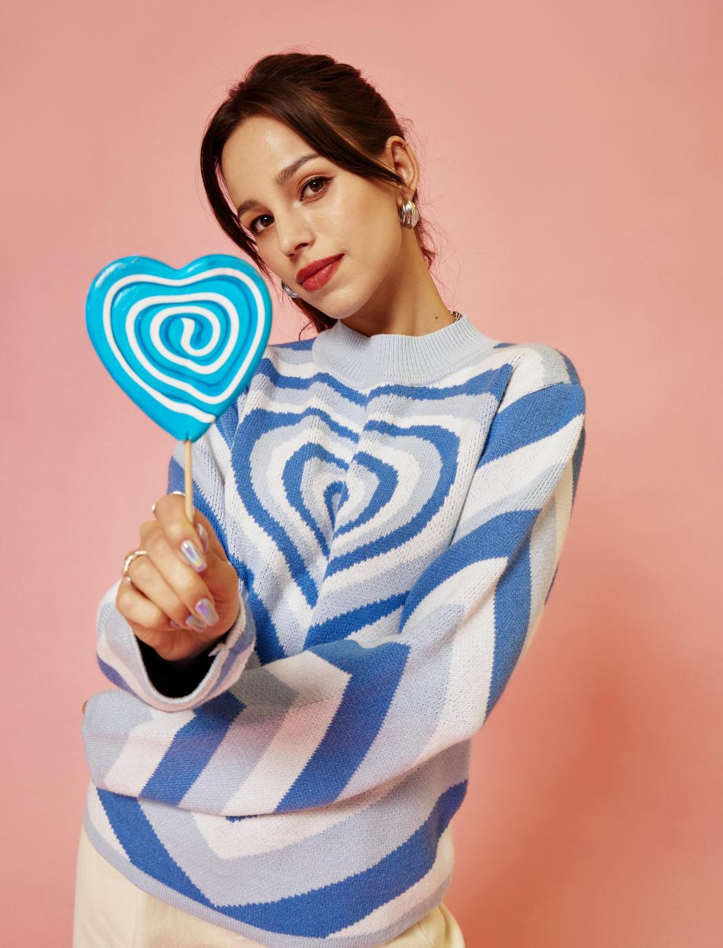 Heart Wave Sweater