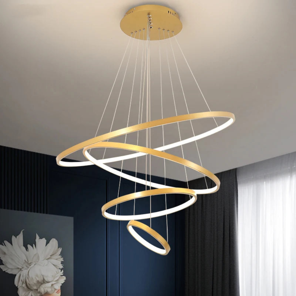 Pendant Light Fixture | Modern Ring Style Chandelier