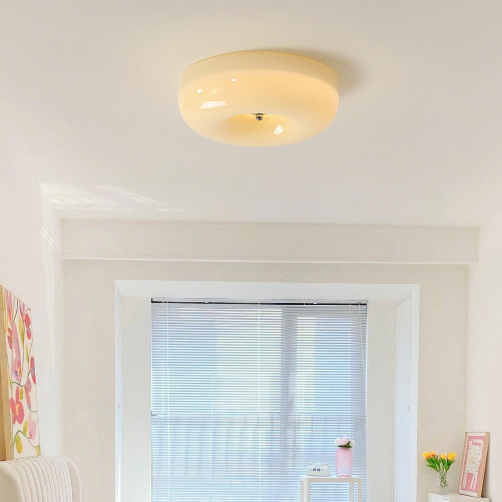 Ceiling Light | Round Flush Fixture