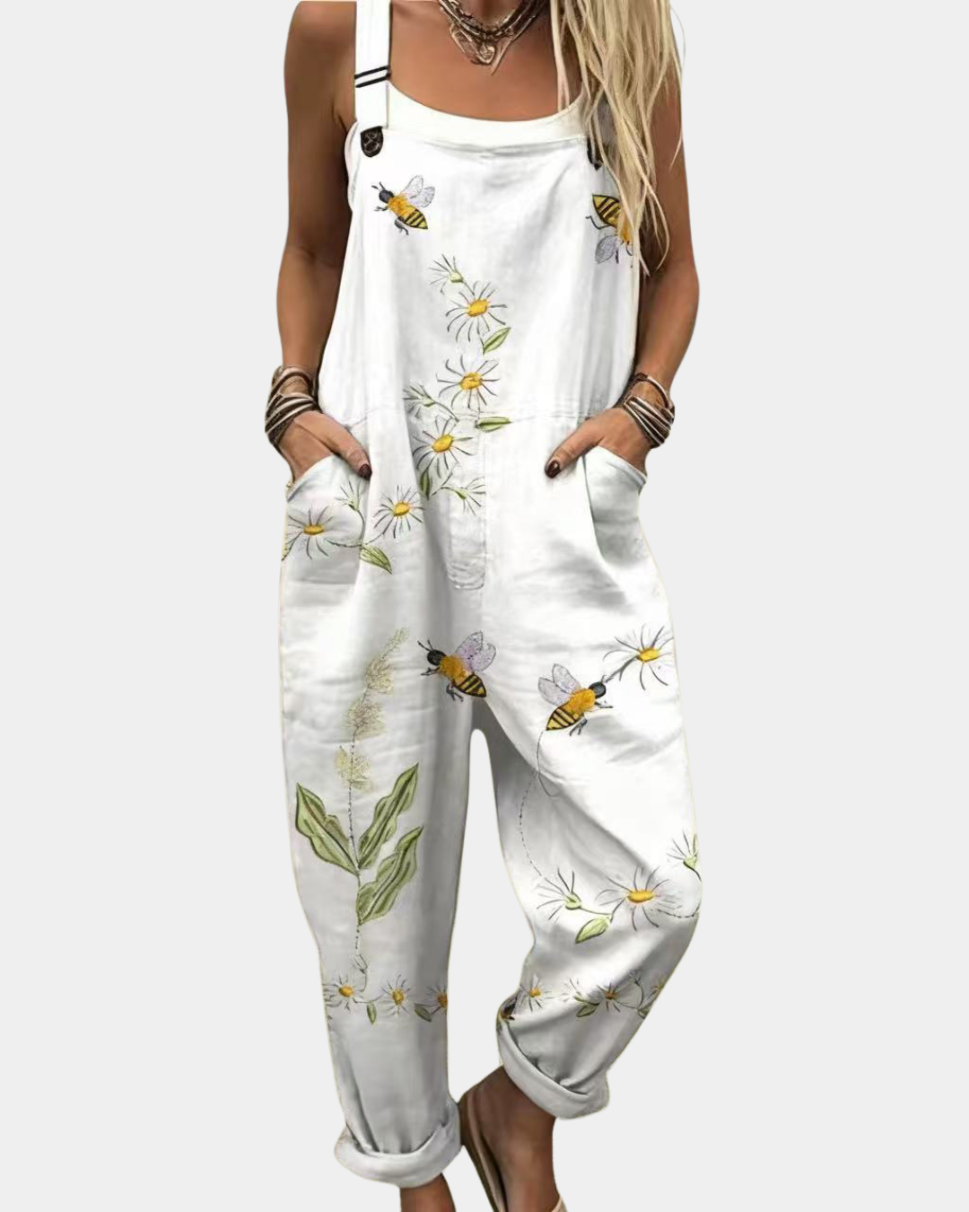 Winona | Comfortable Printed Dungarees