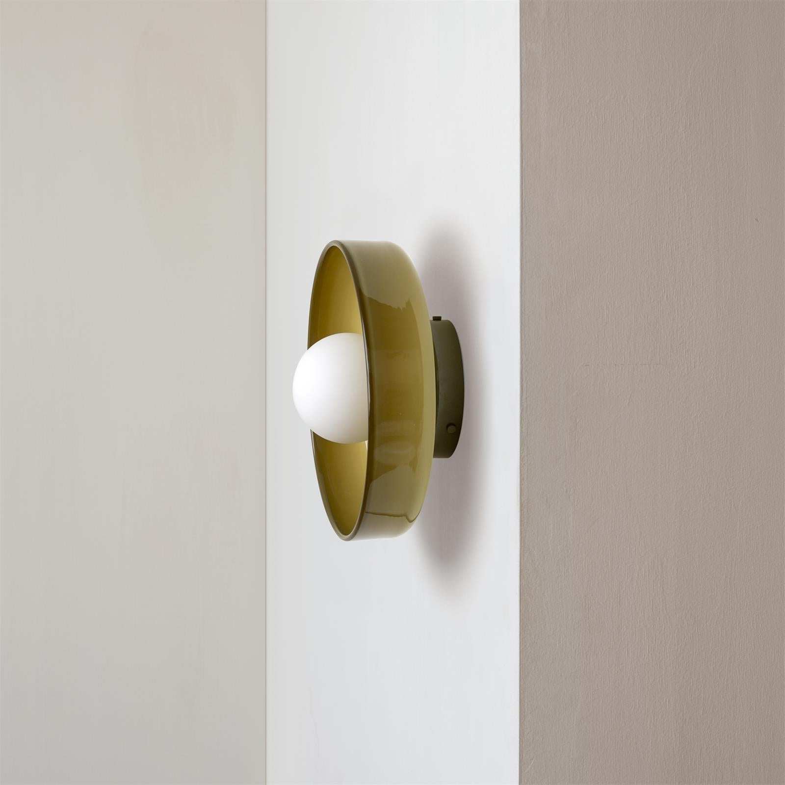 Ceiling Light | Round Glass Flush Ceiling Fixture