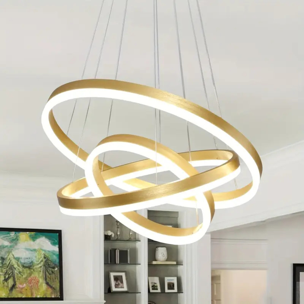 Pendant Light Fixture | Modern Ring Style Chandelier