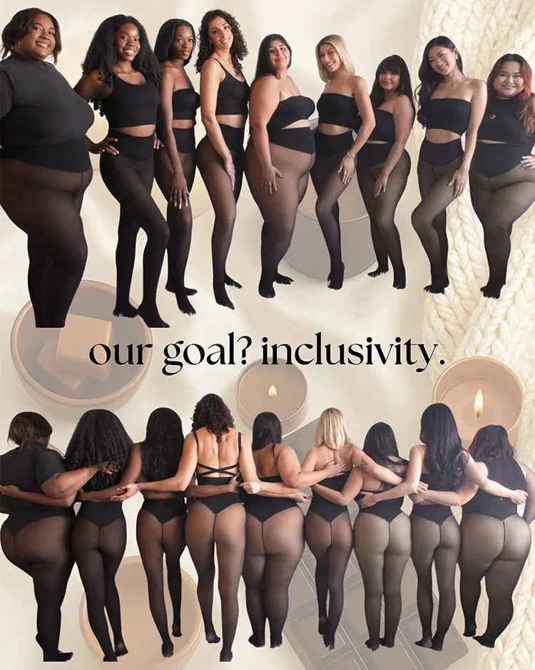 BodyCurve Sheer Fleece Leggings