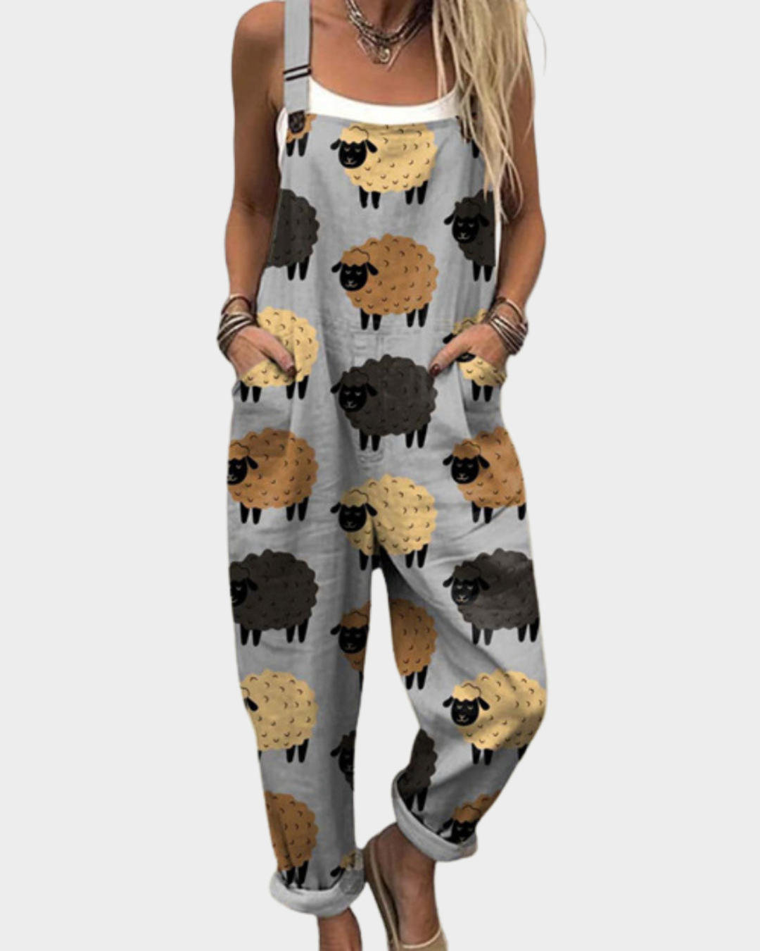 Beatrice | Comfortable Printed Dungarees