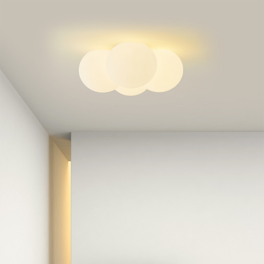 Cloud Inspired LED Ceiling Light | Modern Soft Glow Flush Mount Fixture