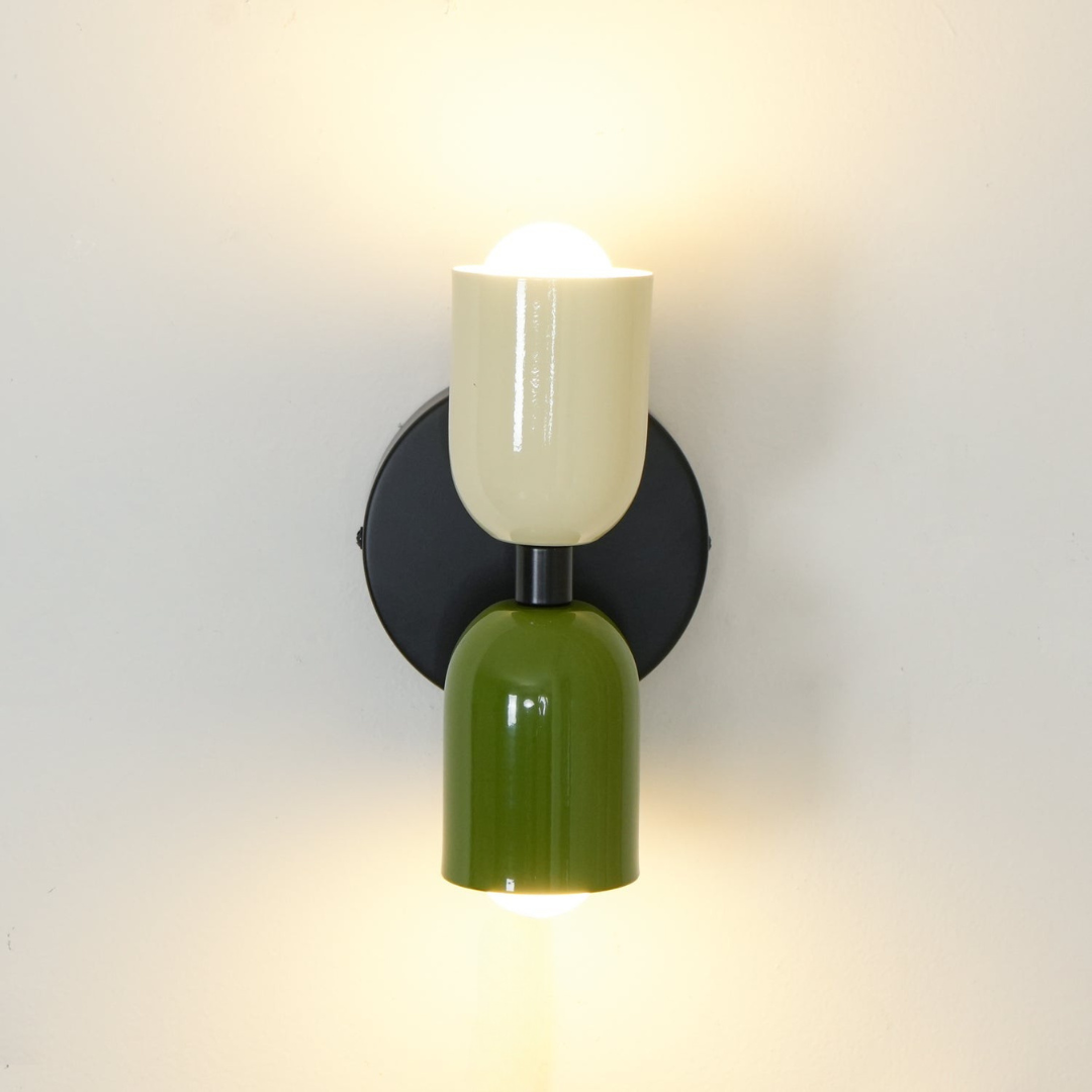 Wall Light Modern | Dual Cylinder Fixture