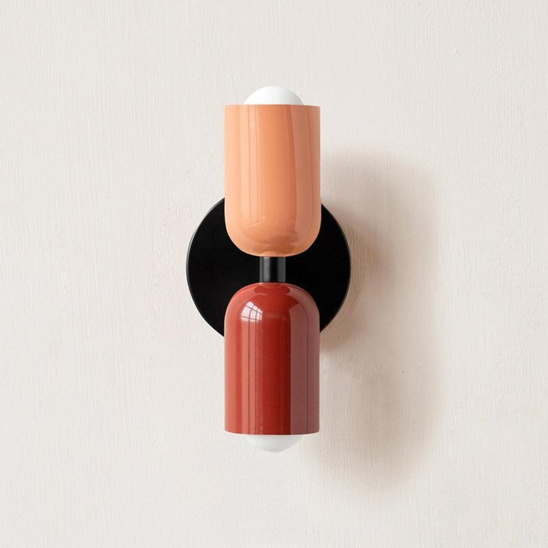 Wall Light Modern | Dual Cylinder Fixture
