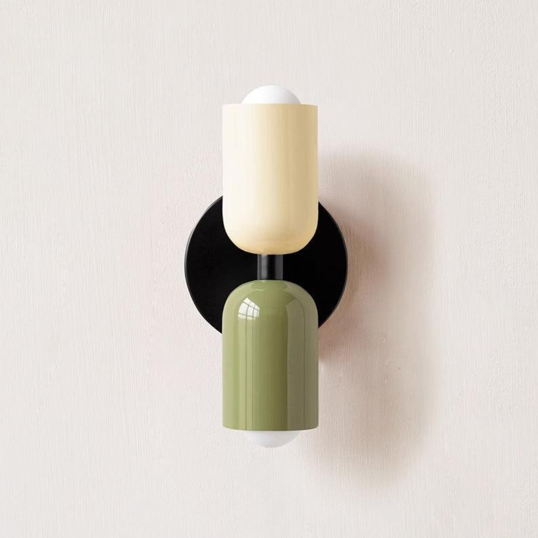Wall Light Modern | Dual Cylinder Fixture