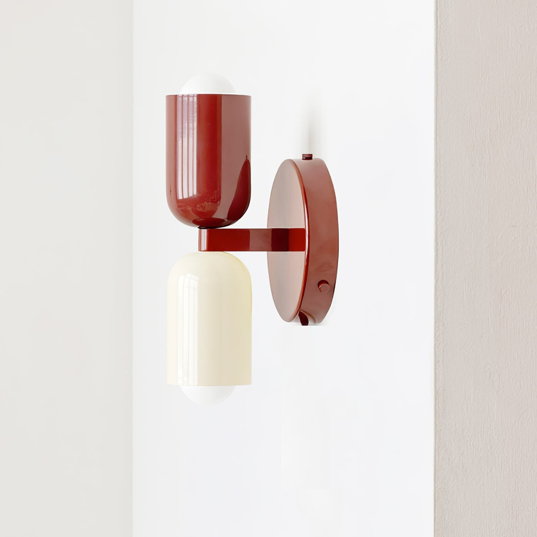 Wall Light Modern | Dual Cylinder Fixture